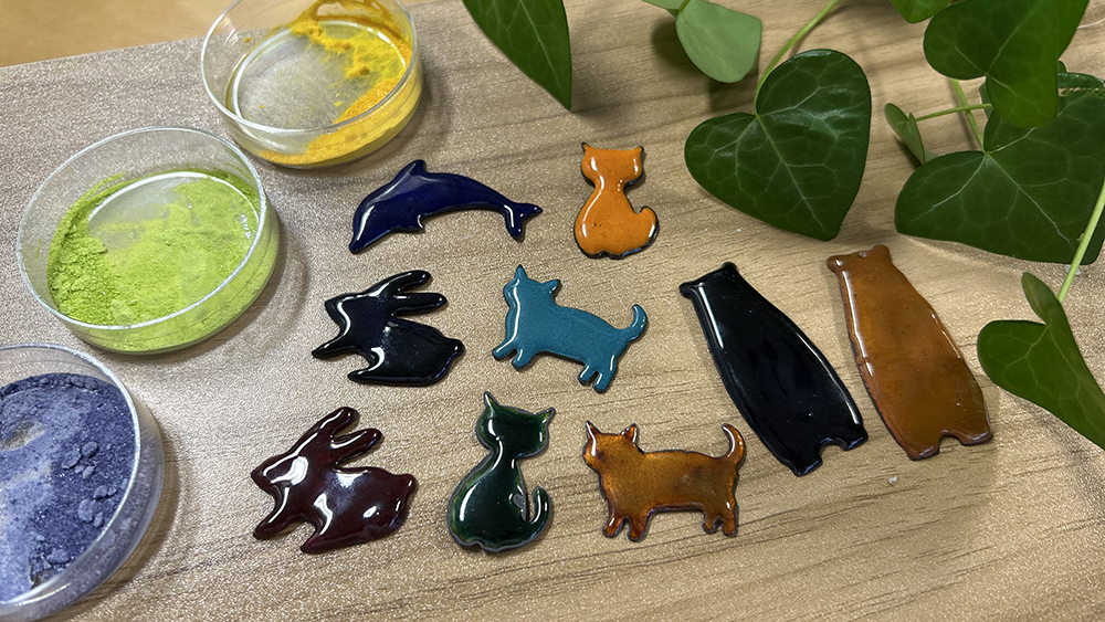 ブース１：七宝焼